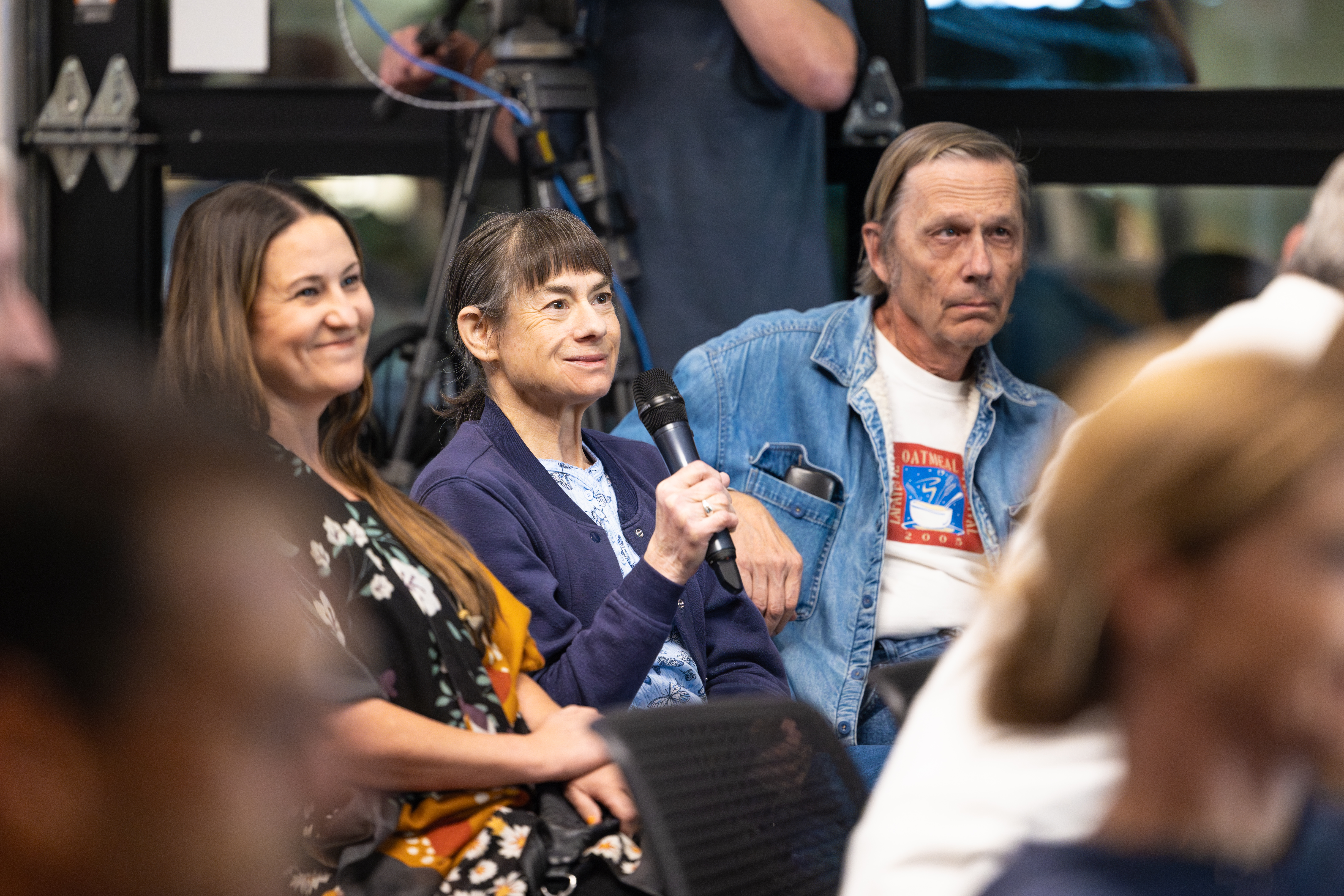 Person asking a question during the 2024 State of Superior.