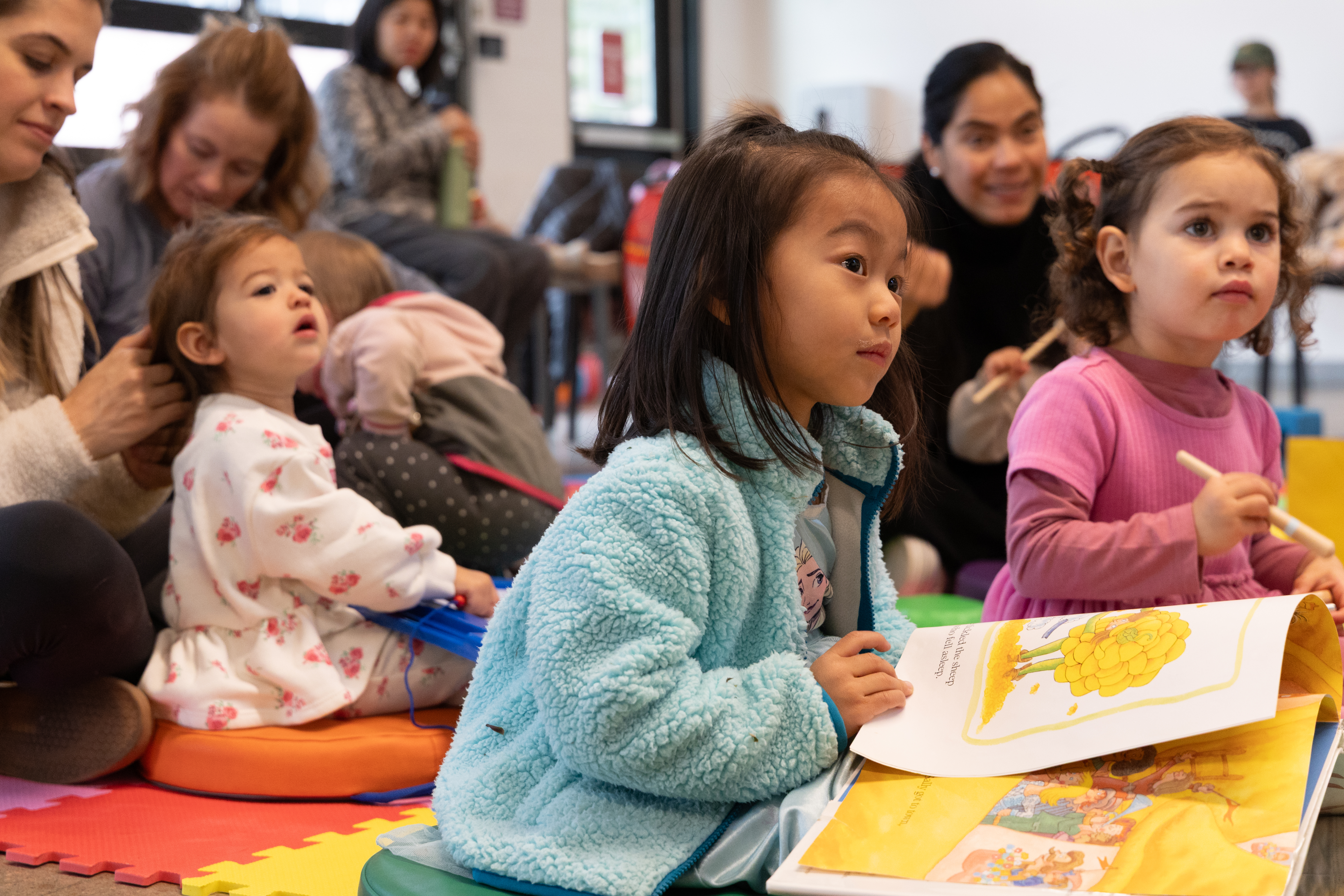 Children reading.
