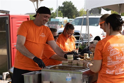 People prepping chilly.