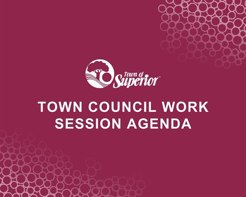 Town of Superior logo with text  