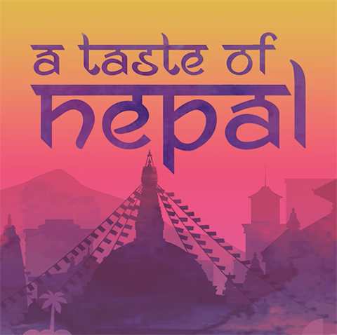 sunset gradient graphic depicting a city and the phrase 